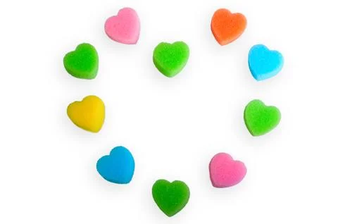 Frame in the shape of a heart Stock Illustration