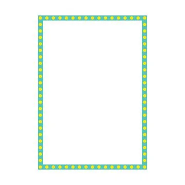 Frame shape icon, vertical rectangle decorative vintage border doodle element Stock Illustration