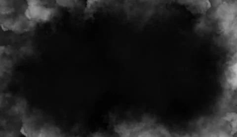 Frame smoke misty texture effect for film , text or space . Border texture ov Stock Illustration