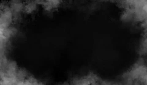 Frame smoke misty texture effect for film , text or space . Border texture ov Stock Illustration
