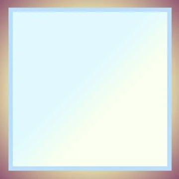 Frame with soft gradient blue and yellow color for background Stock Illustration