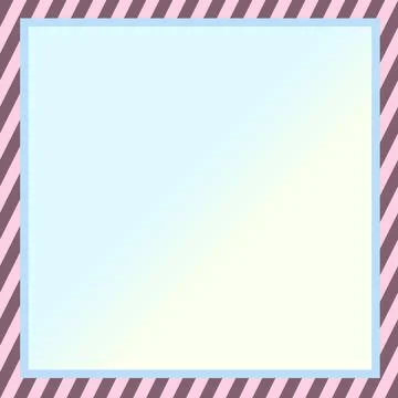 Frame with soft gradient blue and yellow color for background Stockillustratie