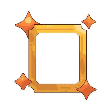 Frame with sparkles illustration Stock Illustration
