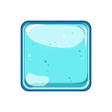 Frame square game button cartoon vector illustration Ilustración de archivo