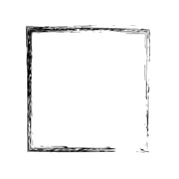 Frame square ink grunge background Stock Illustration