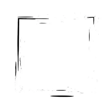 Frame square ink grunge background Ilustración de archivo
