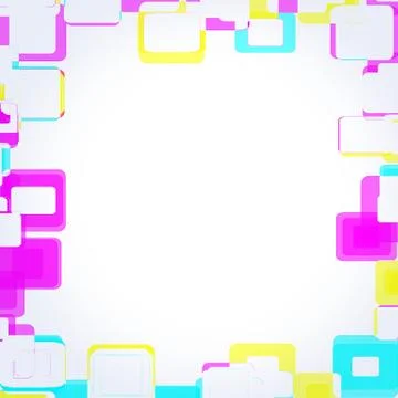 Frame squares Stock Photos