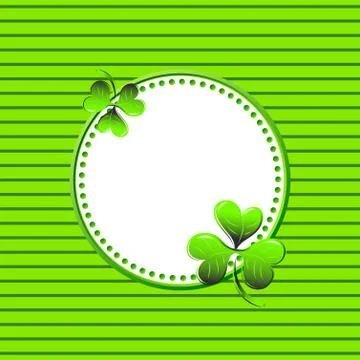 Frame for st. patrick's day Stock Illustration