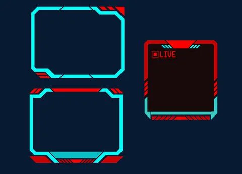 Frame stream neon Stock Illustration
