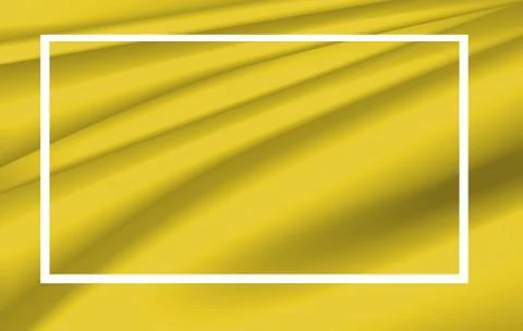 Frame template design with yellow background Stock Illustration