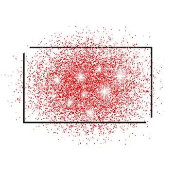 Frame for text that is red sand Stock Illustration