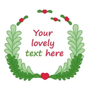 Frame for a text. Vector illustration Illustrazione stock