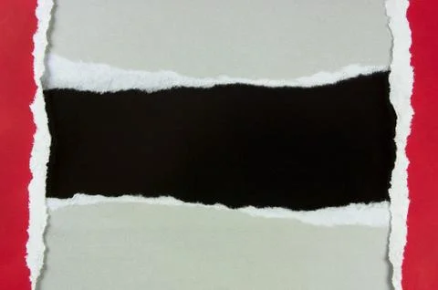 Frame, torn paper, background Stock Photos