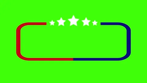 Frame us background name red blue stars background frame name Stock Footage 253174470
