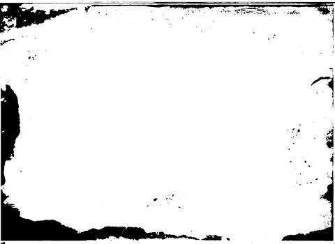 Frame with vectorized worn out textures, grainy texture. Frame in A4 format.. Stock Illustration
