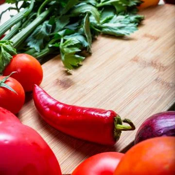 Frame of vegetables Stock Photos