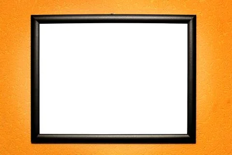 Frame on the wall Foto stock