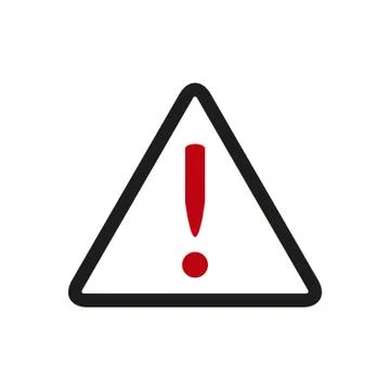 Frame warnings, important information security. icon. vector design Stock Illustration