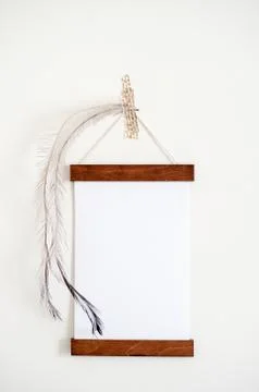 Frame on a white background Stock Photos