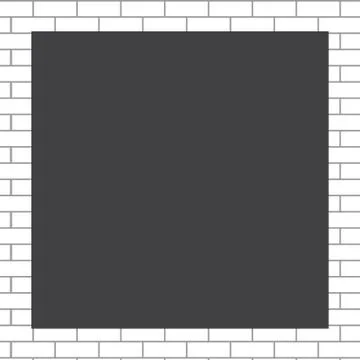 Frame white bricks Stock Illustration