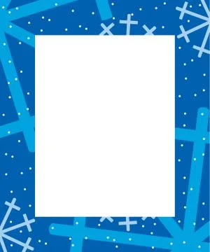 Frame winter Stock Illustration