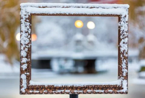 Frame within a frame! Foto stock