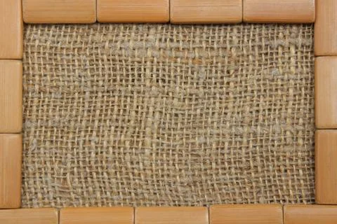 Frame of wooden rectangular boards Stock Photos