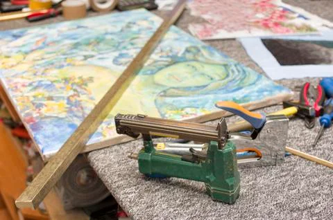 In A Frame Workshop Foto stock