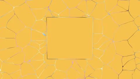 Frame on yellow background Stock Illustration