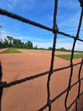 Framed Baseball Diamond Stock Photos
