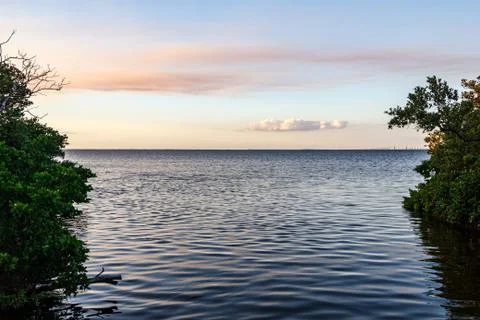 Framed Water view Stock Photos