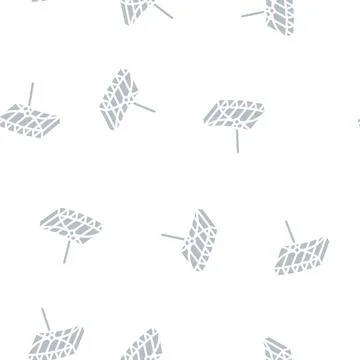 Frameless kite glyph vector seamless pattern Stock Illustration