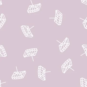 Frameless kite line vector seamless pattern Stock Illustration