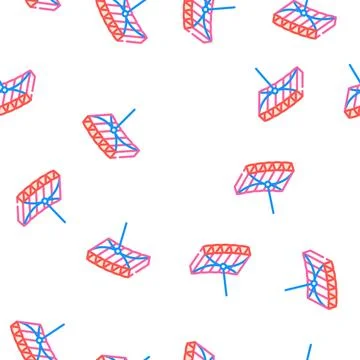 Frameless kite vector seamless pattern Stock Illustration