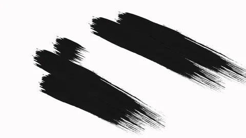 Frames - Abstract Paint Brush Strokes Transitions Reveal Pack with Alpha Channel Stock Footage 110724243