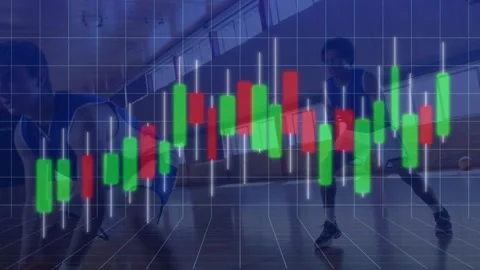 Frames advancing, four men doing lunges and footwork for fitness behind Stock Footage 331045448