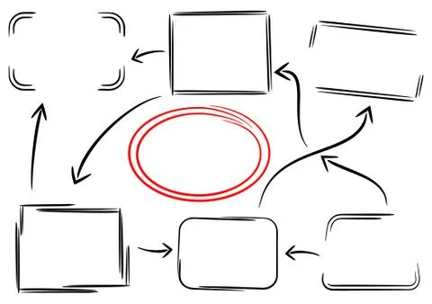 Frames and arrows Stock Illustration