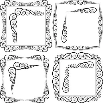 Frames and corners イラスト素材