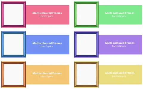 Frames and design 스톡 일러스트