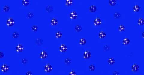 Frames, blue New Year with beautiful Christmas balls, blend mode Video stock 164493030