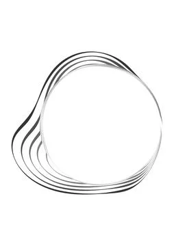 Frames of capron tape on A4 sheet, surreal, graphics Stock Illustration