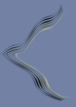 Frames of capron tape on A4 sheet, surreal, graphics. Stock Illustration