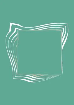 Frames of capron tape on A4 sheet, surreal, graphics Stock Illustration