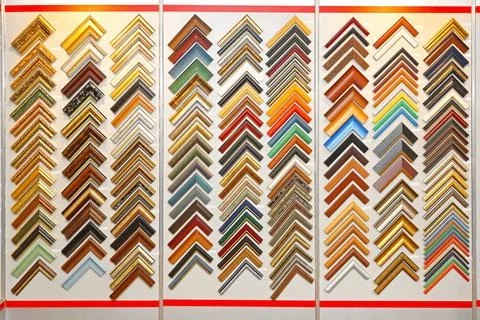 Frames color Frames color swatch in art and craft store Copyright: xZoonar... Stock Photos