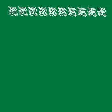 Frames of decorative ethnic elements on a square sheet, surreal, graphics Stock Illustration