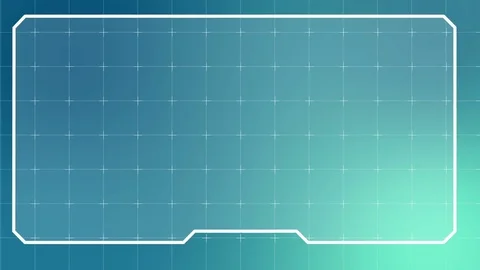 Frames elements for futuristic touch HUD (head-up display) interface Stock Footage 73386920