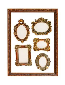 Frames in frame Stock Photos