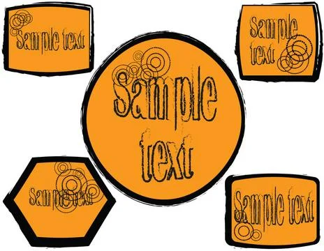 Frames Frames, stickers and tag with space for text, vector art Copyright:... Stock Photos