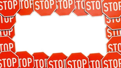 Frames with free text space Illustrazione stock