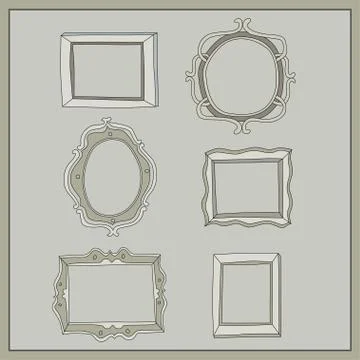 Frames Stock Illustration